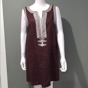 Michael Kors Dresses - Michael Kors WOMANS brown linen dress SZ.12 Michael Kors Dresses - Michael Kors WOMANS brown linen dress SZ.12